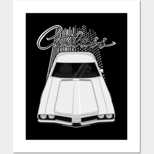 Oldsmobile Cutlass 1969 - white Posters and Art